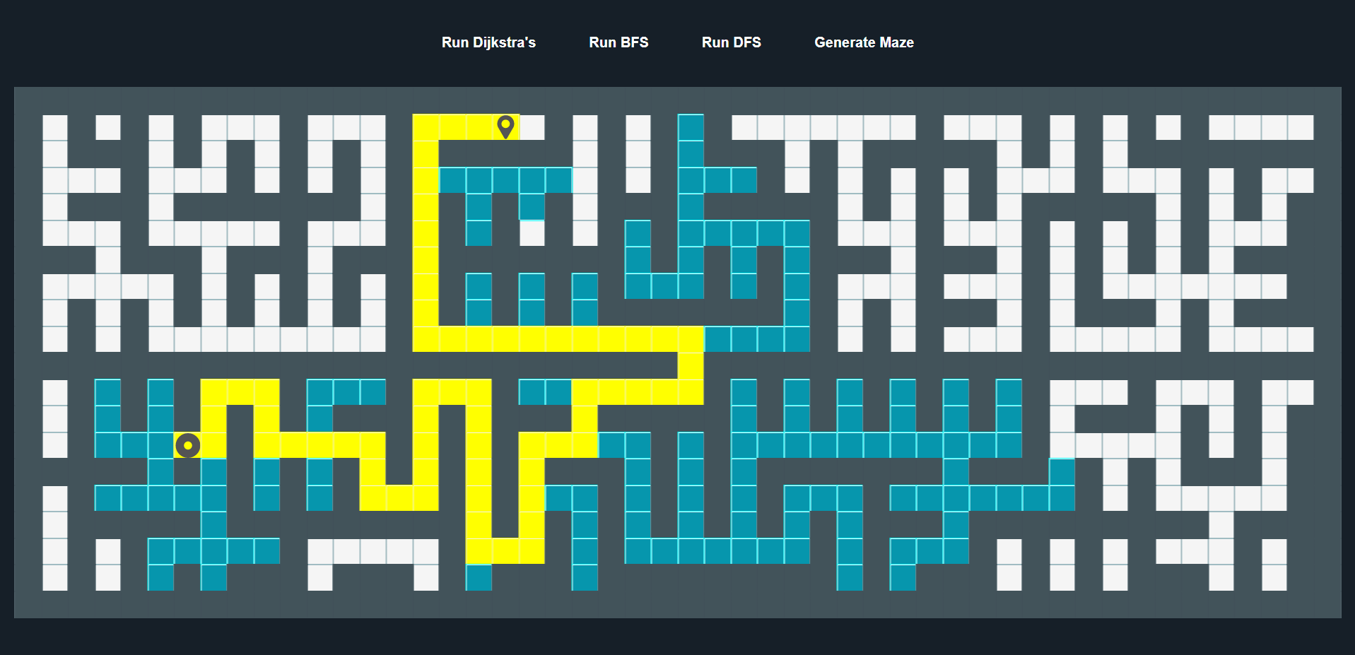 An image of the Pathfinding Visualizer project.